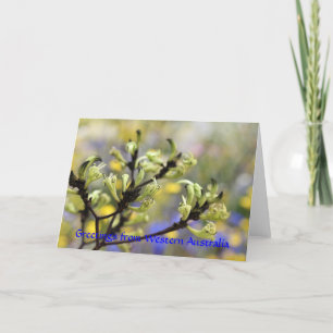 Salutations de la carte Western Australia