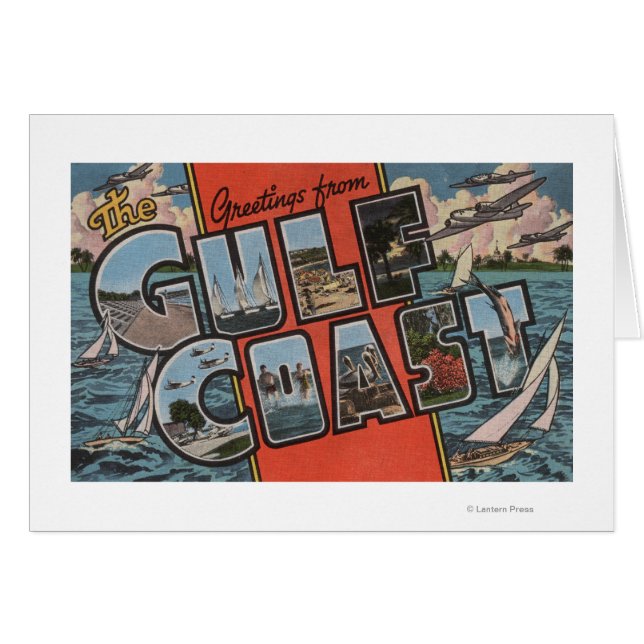 Salutations de la Côte du Golfe (Devant horizontal)