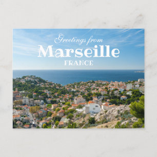Salutations de Marseille France Carte postale pays