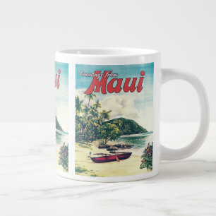 Salutations De Maui,    HawaiiJumbo Coffee Mug