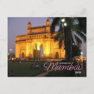 Salutations de Mumbai Inde Carte postale