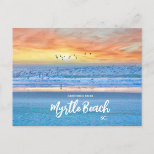 Salutations de Myrtle Beach, SC Carte postale de v