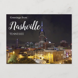 Salutations de Nashville Tennessee Carte postale