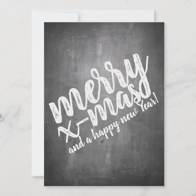 Salutations de Noël sur le tableau de la Marche (Devant)