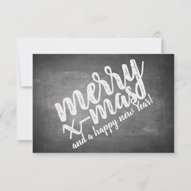 Salutations de Noël sur le tableau de la Marche (Devant)