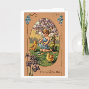 Salutations de Pâques ! Carte de voeux de Pâques v