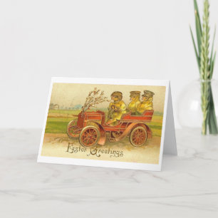 Salutations de Pâques militaires vintages ! Carte