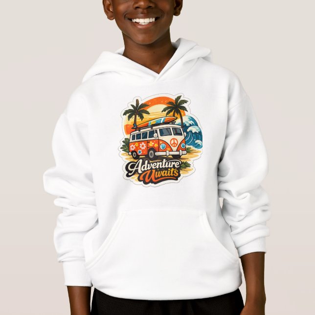 Salutations de Paradis Sweat-shirt de vacances tro (Devant)