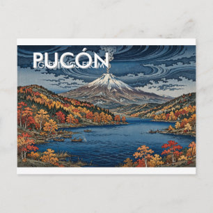 Salutations de Pucón, Chili Carte postale de voyag