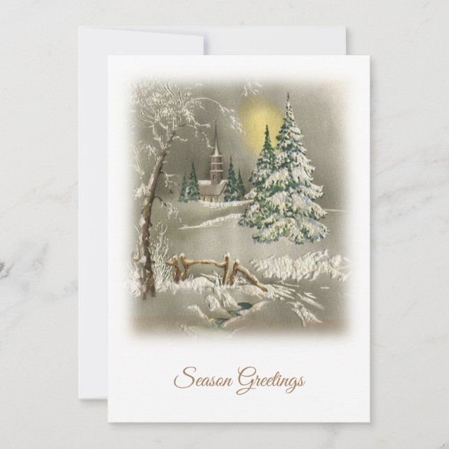 Salutations de saison Vintage (Devant)