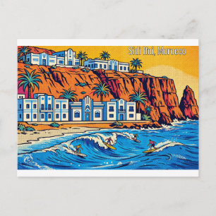 Salutations de Sidi Ifni, carte postale de voyage