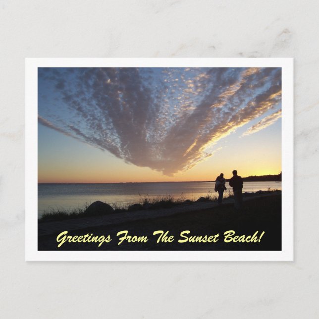 Salutations De Sunset Beach ! Carte postale (Devant)
