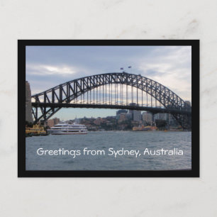 Salutations de Sydney, Australie carte postale