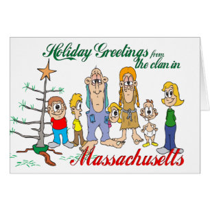 Salutations de vacances du Massachusetts