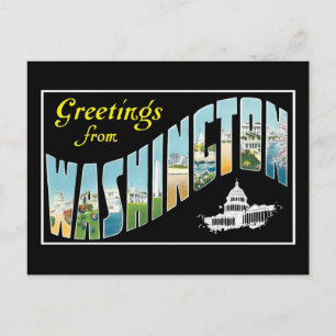 Salutations de Washington D.C. !  Carte postale vi