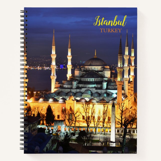 Salutations d'Istanbul Turquie Cahier (Devant)