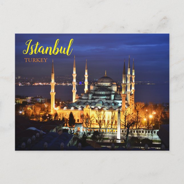 Salutations d'Istanbul Turquie Carte postale   (Devant)