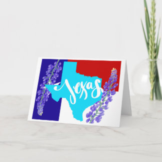 Salutations du Texas ! Carte de vœux