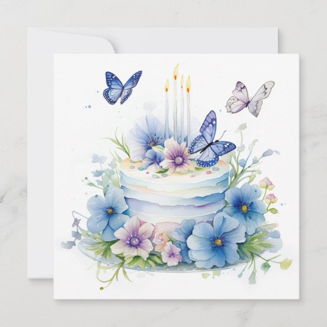 Salutations florales : Carte d'anniversaire du Jar (Devant)
