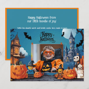 Salutations Halloween avec carte photo personnalis