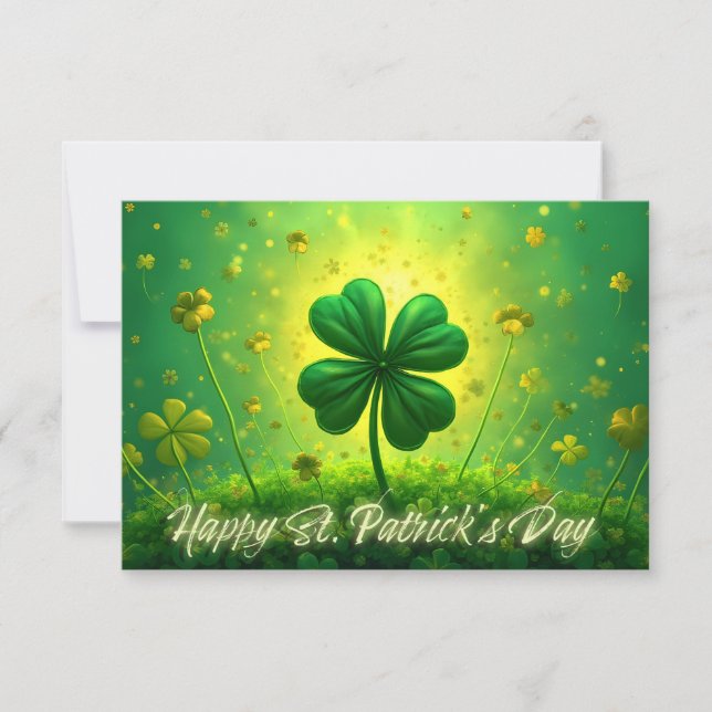 Salutations pour la Saint Patrick's Day (Devant)