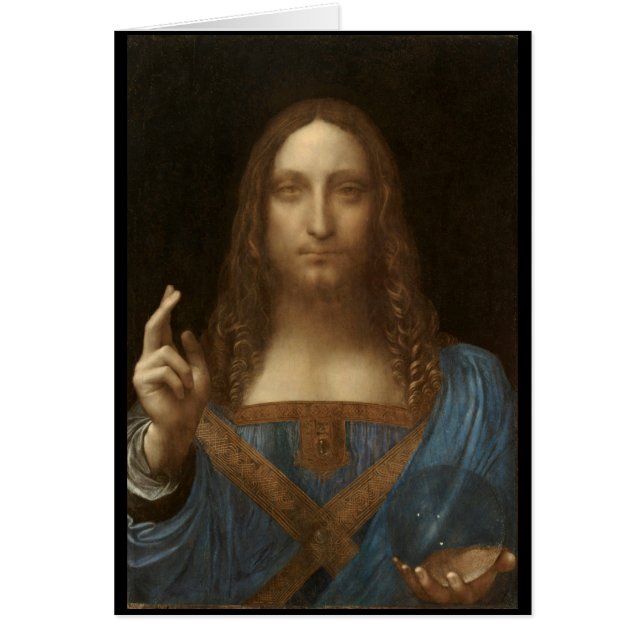 Salvator Mundi par Leonardo da Vinci vers 1500 (Devant)