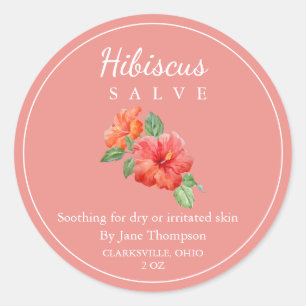 Salve d'Hibiscus / Étiquette de baume