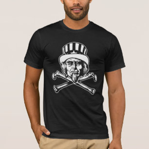 Sam et T-shirt d'os croisés