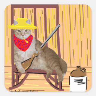 Sam Le Cat Pas d'intrusion Pays Stickers Chat