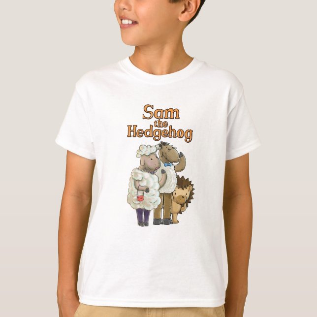 Sam le T-shirt de hérisson - la famille entière (Devant)