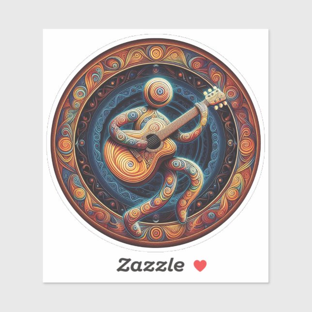 SAM Soul Circle autocollant taillé personnalisé (Feuille)