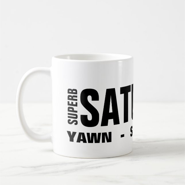 Samedi café Mug (Gauche)