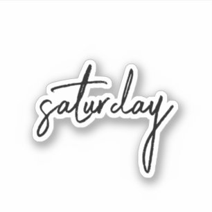 Samedi, Sticker Ado esthétique