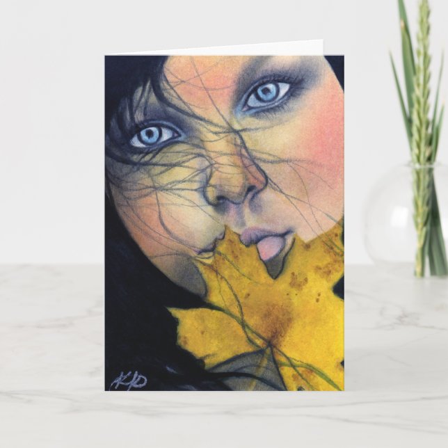 Samhain carte beauté fée (Devant)