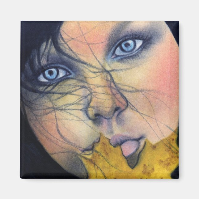 Samhain fée beauté Magnet (Devant)