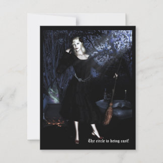 Samhain Witch Halloween Imaginaire Invitation
