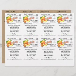 Samle Inserts 3x4 Cartes à bagages claires