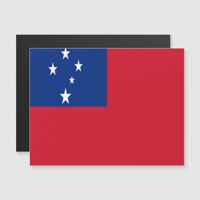 Samoa - Drapeau - (Devant / Derrière)