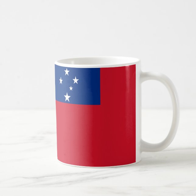 Samoa Drapeau Céramique café Mug (Droite)