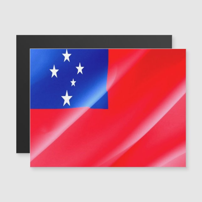 Samoa - Drapeau d'agitation - (Devant / Derrière)