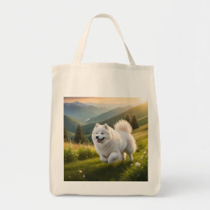 Samoyed Élégant Sac fourre-tout d'épicerie