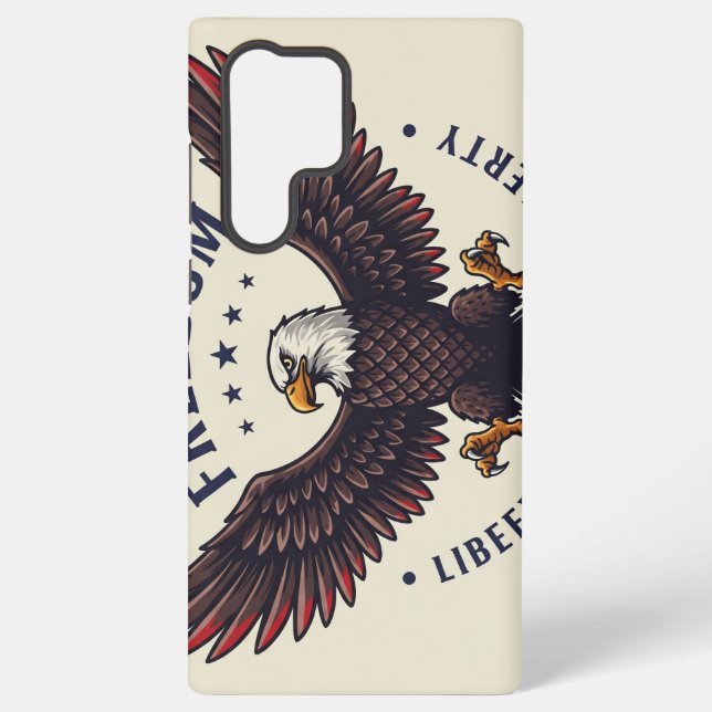 Samsung Galaxy Coque américain de l'aigle à tête blanche pour Sam (Verso)