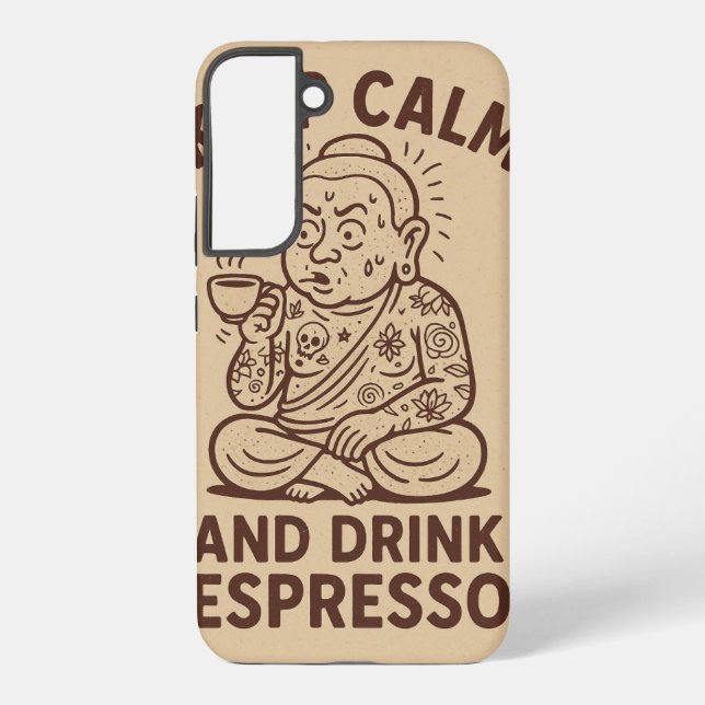 Samsung Galaxy Coque d'appel caféiné (Verso)
