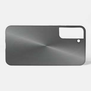 Samsung Galaxy Coque de galaxie gris brillant en métal