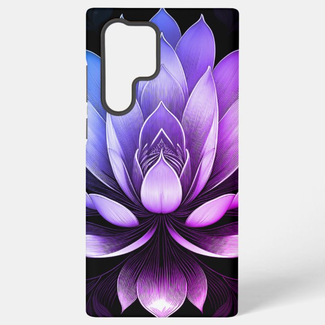 Samsung Galaxy coque de téléphone Lilly violet (Verso)