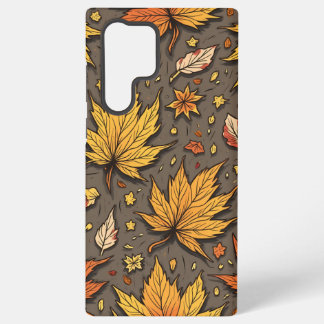 Samsung Galaxy coque de téléphone portable feuilles d'automne