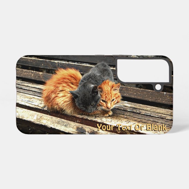 Samsung Galaxy Coque-Mate Cuties Catnap coque iphone (Verso Horizontal)