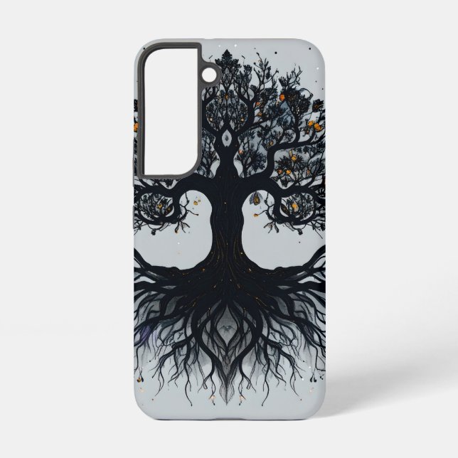 Samsung Galaxy Mystic Tree of Life S22 Tough Coque (Verso)