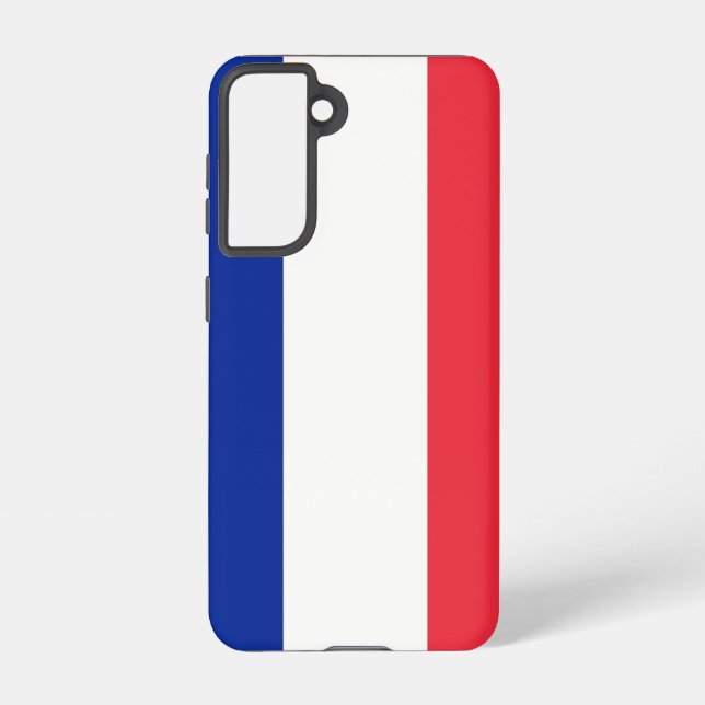 Samsung Galaxy S21 Coque Drapeau de France (Verso)