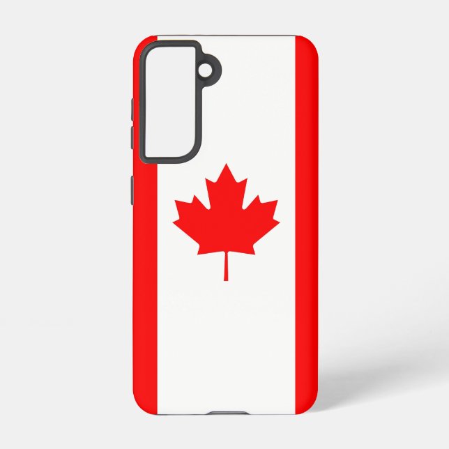 Samsung Galaxy S21 Coque Drapeau du Canada (Verso)